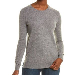 Tory Burch 100% Cashmere Bella Sweater Gray Size XXS NWT